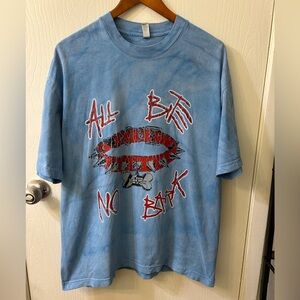 Los Angeles Apparel 1801 T-Shirt, 80s/90s Vintage Grunge Style Graphic, Size L